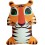 Serviette doudou - Tigre